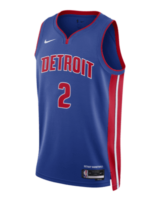 Detroit Pistons Icon Edition 2022 23 Camiseta Nike Dri FIT NBA Swingman